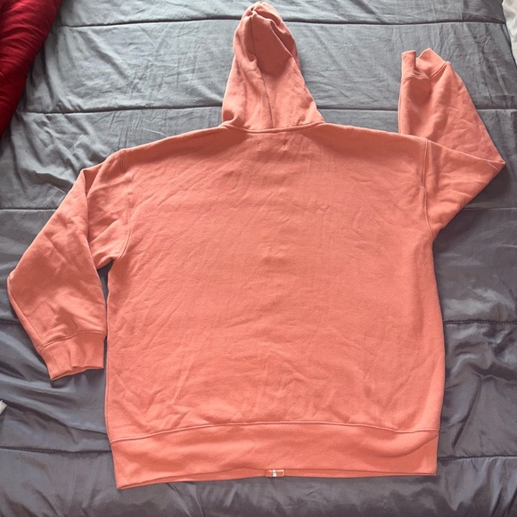 NWOT Victoria’s Secret Coral Hooded Zip Up Jacket | Size Large - Picture 7 of 8